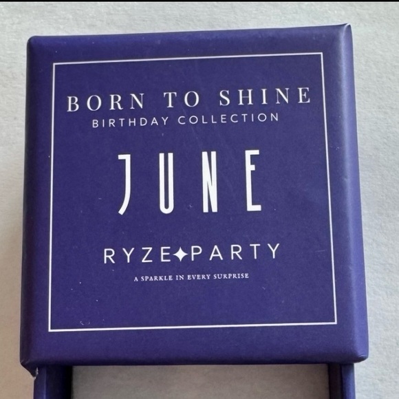 NWT Revealed Ryze Party Sterling June Born to Shine Ring - Size 8 - Picture 6 of 6